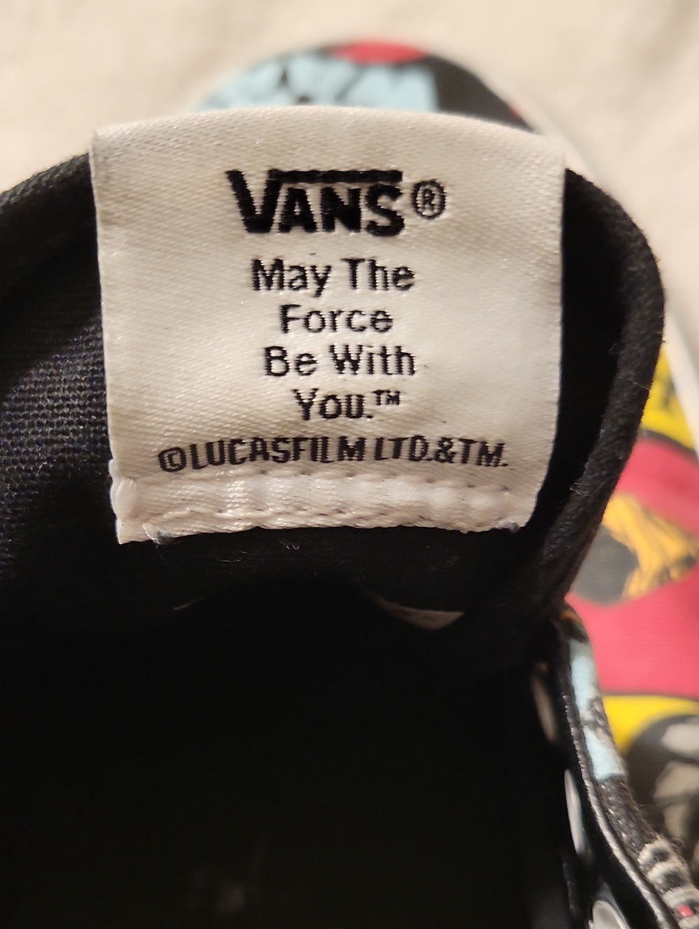 Unisex Vans. Star Wars Theme. May The Force Be With You. - Picture 5 of 15